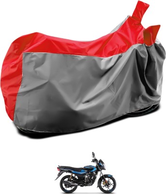 GOSHIV-car and bike accessories Waterproof Two Wheeler Cover for Bajaj(Platina 125, Grey, Blue)