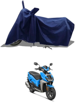 Mdstar Waterproof Two Wheeler Cover for Hero(Scooty, Blue)