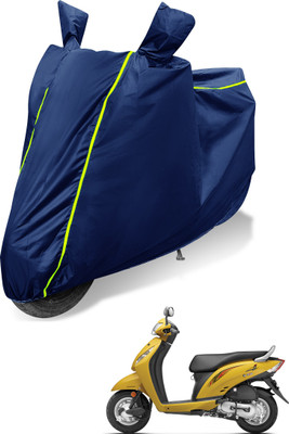 Auto Hub Waterproof Two Wheeler Cover for Honda(Activa i, Blue)
