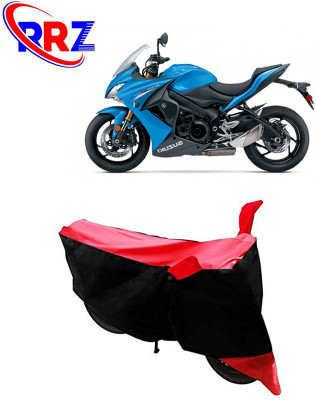 RRZ Waterproof Two Wheeler Cover for Suzuki(GSX S1000F, Black, Red)
