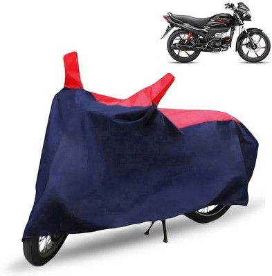 MMSSTAR Waterproof Two Wheeler Cover for Hero(Passion Plus, Red, Blue)
