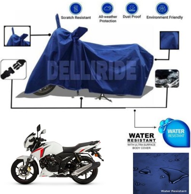 TPNYKR Waterproof Two Wheeler Cover for Aprilia(Apache RTR 160, Blue)