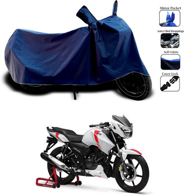 SEBONGO Waterproof Two Wheeler Cover for TVS(Blue)