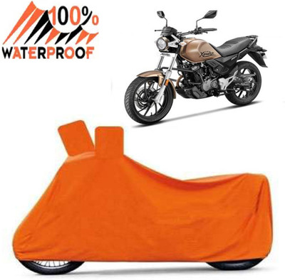 ROYAL AUTO MART Waterproof Two Wheeler Cover for Hero(Xpulse 200T, Orange)