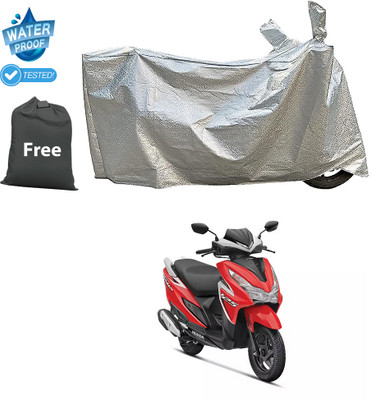 PAGORA Waterproof Two Wheeler Cover for Honda(Grazia, Silver)