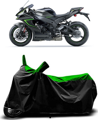 VESMEI Two Wheeler Cover for Kawasaki(Ninja ZX-6R BS6, Green)
