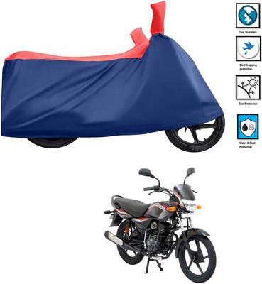 PAGORA Waterproof Two Wheeler Cover for Bajaj(Platina 125, Red)