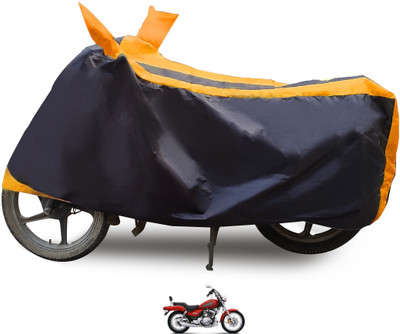 Euro Care Waterproof Two Wheeler Cover for Yamaha(Enticer, Orange, Black)