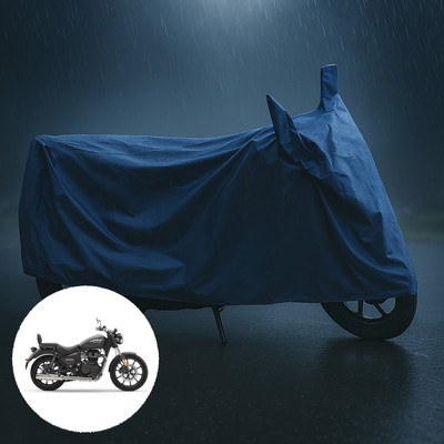 CODOKI Waterproof Two Wheeler Cover for Royal Enfield(Meteor 350, Blue)