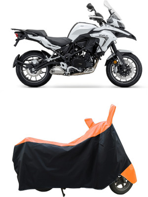 Coxtor Waterproof Two Wheeler Cover for Benelli(TRK 502, Orange)