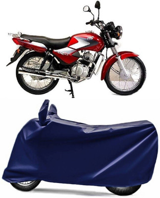 Mdstar Waterproof Two Wheeler Cover for TVS(Star, Blue)