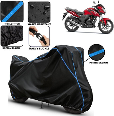 AutoGalaxy Two Wheeler Cover for Honda(SR 160, Black)