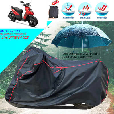 AutoGalaxy Waterproof Two Wheeler Cover for Aprilia(Storm 125, Black)