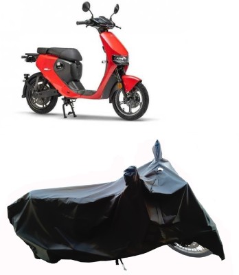 Wegather Two Wheeler Cover for Vmoto Soco(Super Soco Cumini, Black)