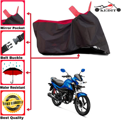 AASHTIK MART Two Wheeler Cover for Honda(Navi, Red, Black)