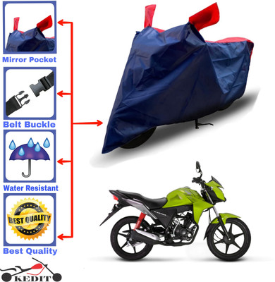 KEDIT Two Wheeler Cover for Universal For Bike(CB Twister, Red, Blue)