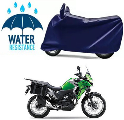 Furious3D Two Wheeler Cover for Kawasaki(Versys X 300, Blue)