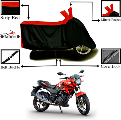 AASHTIK MART Two Wheeler Cover for Hero(Xtreme 200R, Red, Black)