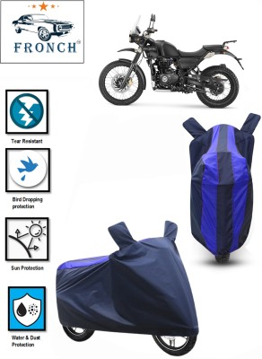 FRONCH Waterproof Two Wheeler Cover for Royal Enfield(Himalayan, Blue)