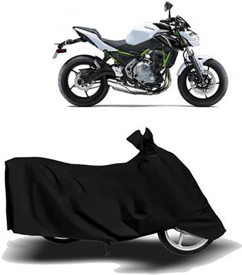 starmick Waterproof Two Wheeler Cover for Kawasaki(Z650, Black)