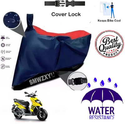 smwzxyu Waterproof Two Wheeler Cover for Aprilia(Storm 125, Red, Blue)