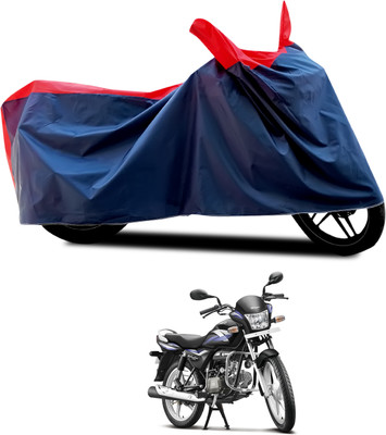 CODOKI Waterproof Two Wheeler Cover for Hero(Splendor PRO, Black, Red)