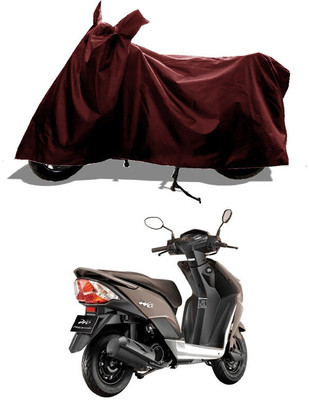 GROFATIK Two Wheeler Cover for Honda(Dio, Maroon)