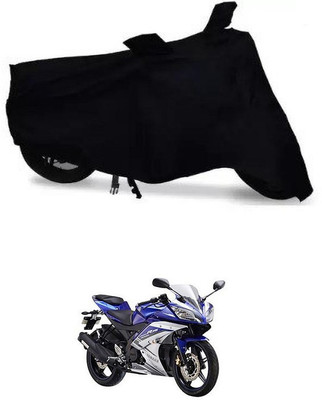 APNEK Waterproof Two Wheeler Cover for Yamaha(YZF R15 BS6, Black)
