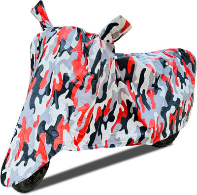 PAGORA Waterproof Two Wheeler Cover for TVS(Jupiter 125, Red, White)