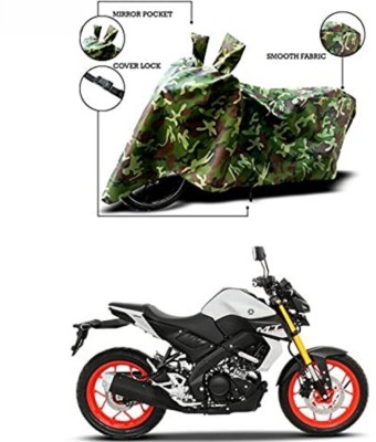 DeepShakshi AUTOMOTIVE Two Wheeler Cover for Yamaha(MT 15 New, Green, Multicolor)