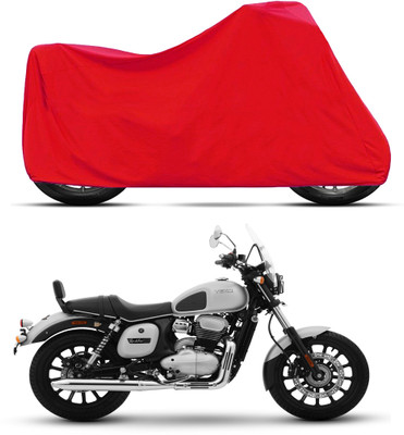 BikenWear Waterproof Two Wheeler Cover for Yezdi(Roadster, Red)
