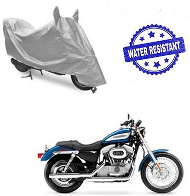 DeepShakshi AUTOMOTIVE Waterproof Two Wheeler Cover for Harley Davidson(XL 883, Silver)