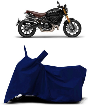 VESMEI Two Wheeler Cover for Ducati(Scrambler 1200 BS6, Blue)