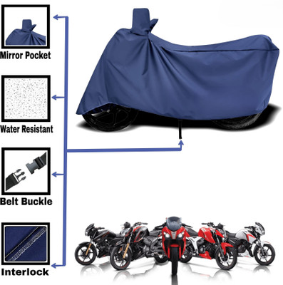 DeepShakshi AUTOMOTIVE Two Wheeler Cover for TVS(Blue)