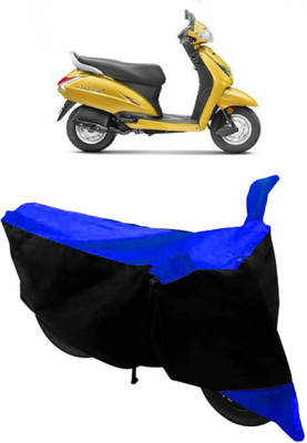 Varnwal E Commerce Waterproof Two Wheeler Cover for Honda(Activa 5G, Blue, Black)