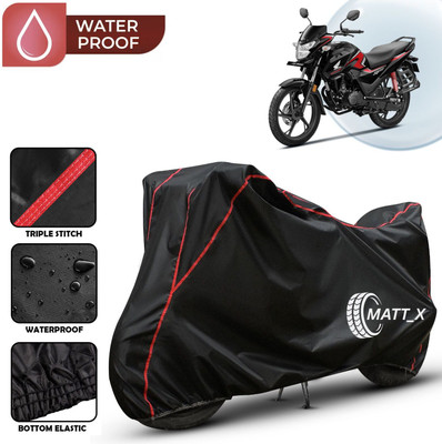 MATT_X Waterproof Two Wheeler Cover for Honda(SP 125, Multicolor, Black, Red)