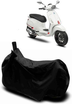 BigFly Waterproof Two Wheeler Cover for Vespa(E Sprint, Black)