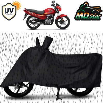 MMSSTAR Two Wheeler Cover for TVS(Apache RTR 200 4V, Black)