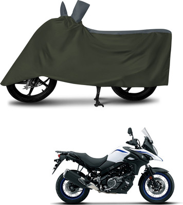 DeepShakshi AUTOMOTIVE Waterproof Two Wheeler Cover for Suzuki(V-Strom 650 XT, Multicolor)