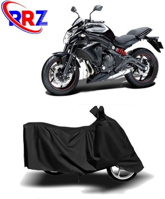 RRZ Waterproof Two Wheeler Cover for Kawasaki(ER 6N, Black)