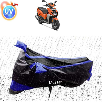 Mdstar Waterproof Two Wheeler Cover for Bajaj(Pulsar 220 BS6, Blue, Black)