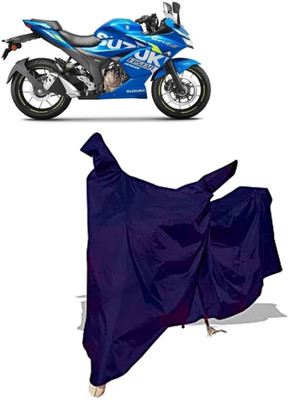 Amexride Two Wheeler Cover for Suzuki(Gixxer SF 250, Blue)