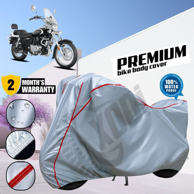 xodi Waterproof Two Wheeler Cover for Bajaj(Avenger, Silver, Red)