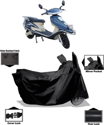 Amexride Two Wheeler Cover for Tunwal(Sport 63 60V, Black)