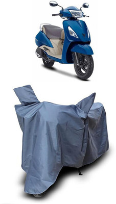 ZAQE Waterproof Two Wheeler Cover for TVS(Jupiter, Grey)