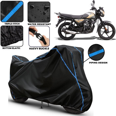 AutoGalaxy Waterproof Two Wheeler Cover for Bajaj(CT110, Black)