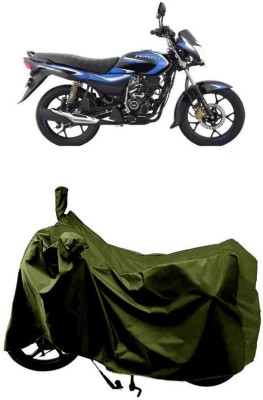 SUGASHRI Waterproof Two Wheeler Cover for Bajaj(Platina 110 H-Gear BS6, Green)