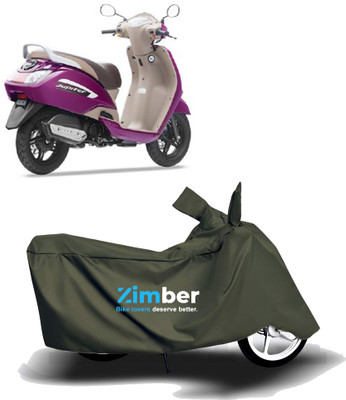 APNEK Two Wheeler Cover for TVS(Jupiter, Green)