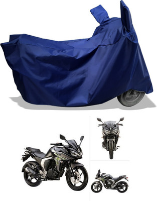 Amexride Two Wheeler Cover for Yamaha(Fazer, Blue)