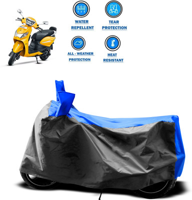 CODOKI Waterproof Two Wheeler Cover for Hero(Pleasure, Grey)